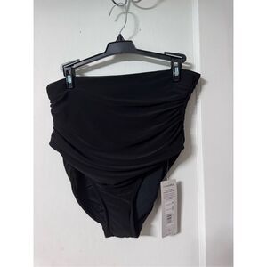 Trimshaper Size 12 Swimwear Bottoms -Black